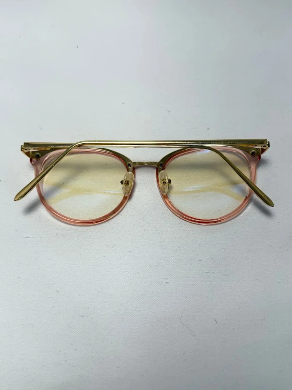 TIJN Pink Clear Eyeglasses Frames Only